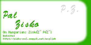 pal zisko business card